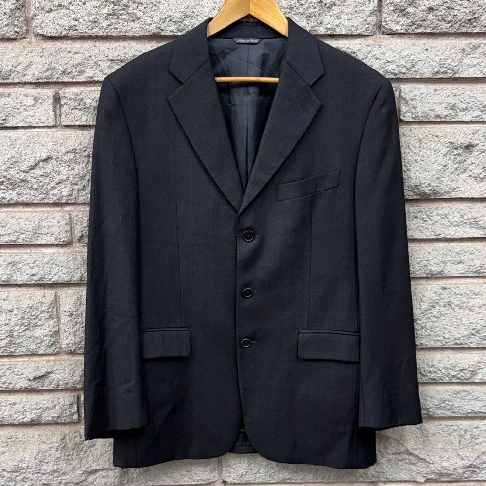 Tombolini Charcoal and Red Men's Blazer